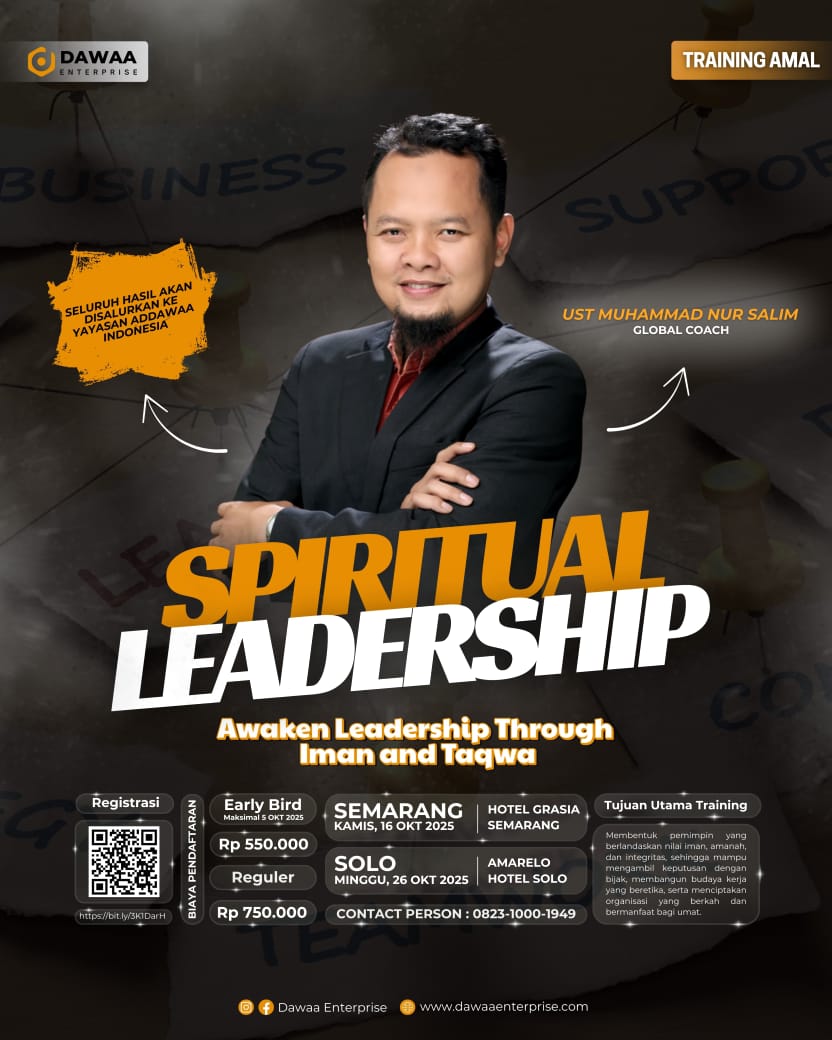 Spiritual Leadership Training Poster